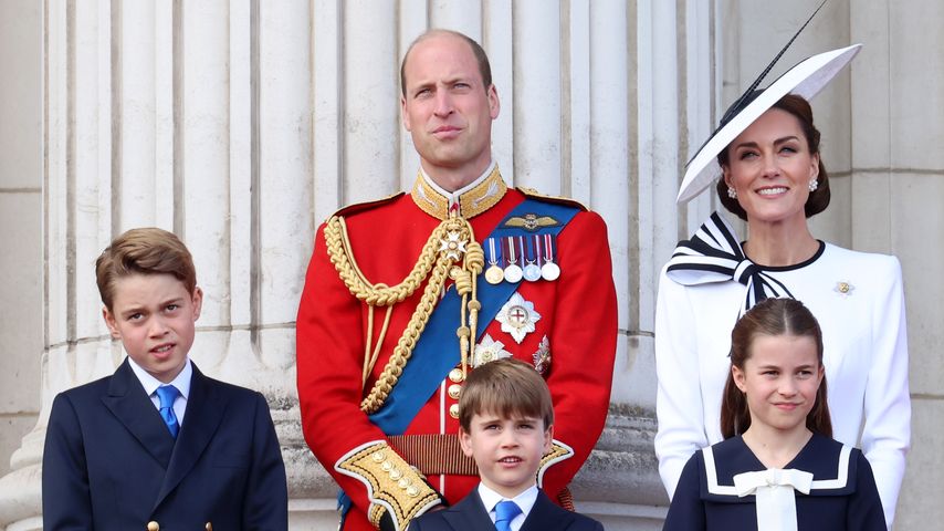 Prinz William und Prinzessin Kate mit ihren Kindern George, Louis und Charlotte, 2024