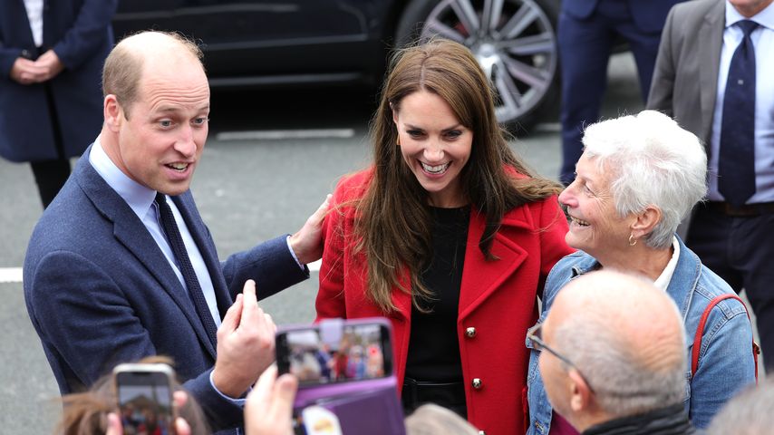 Prinz William und Prinzessin Kate bei ihrem Besuch in Wales, September 2022