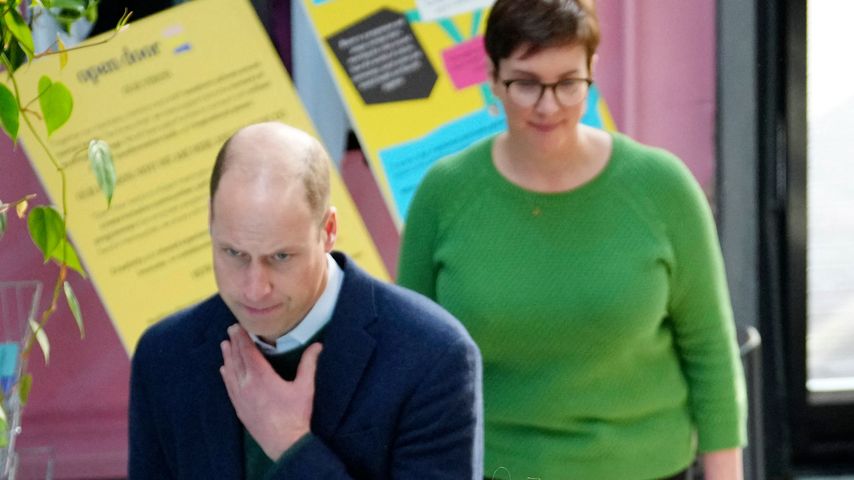 Prinz William und Prinzessin Kate bei der Eröffnung des Krankenhauses