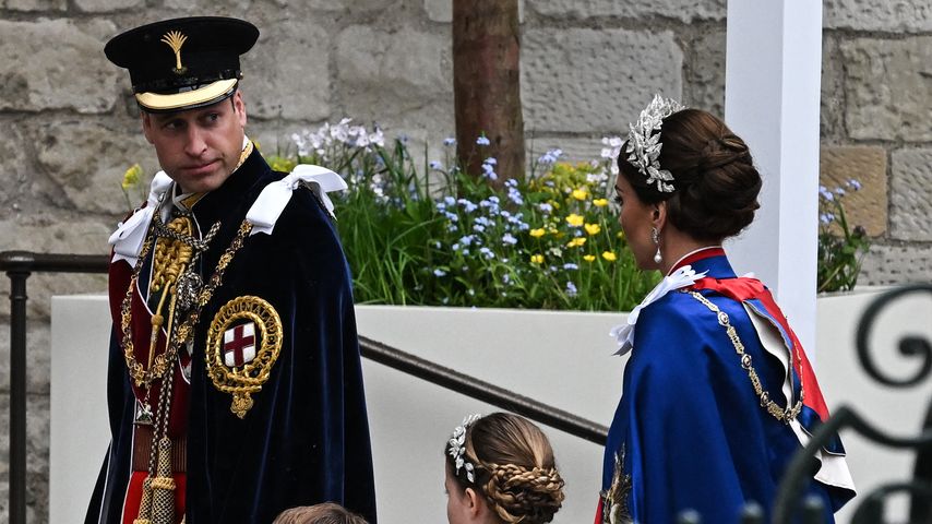 Prinz William und Prinzessin Kate bei der Krönung