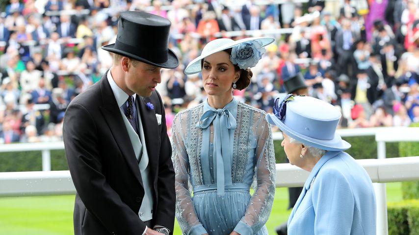 Prinz William, Prinzessin Kate und die Queen im Jahr 2019