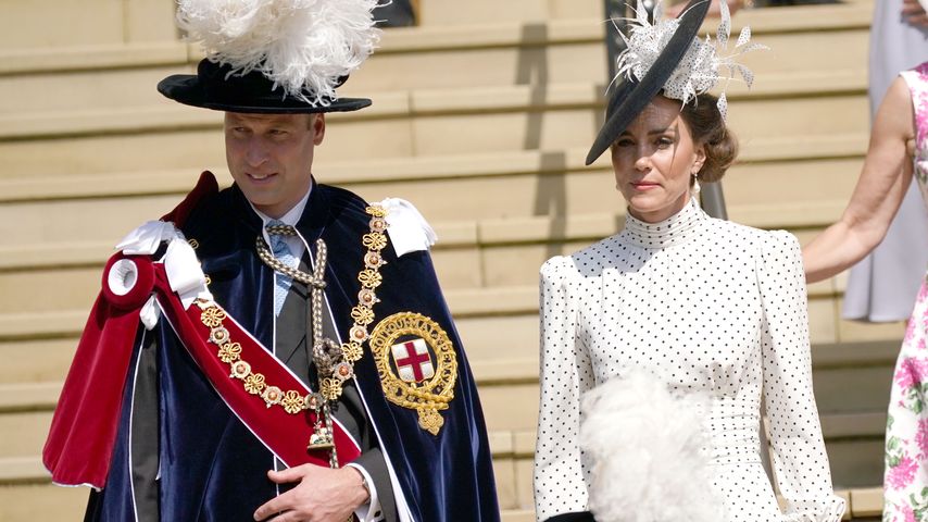 Prinz William mit Prinzessin Kate bei einer Zeremonie in Windsor, Juni 2023
