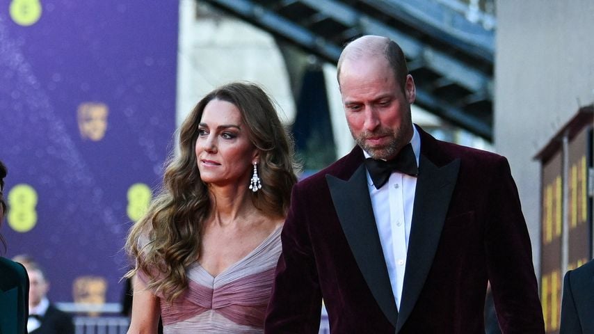 Bei den BAFTA Film Awards 2026: Prinz William und Prinzessin Kate