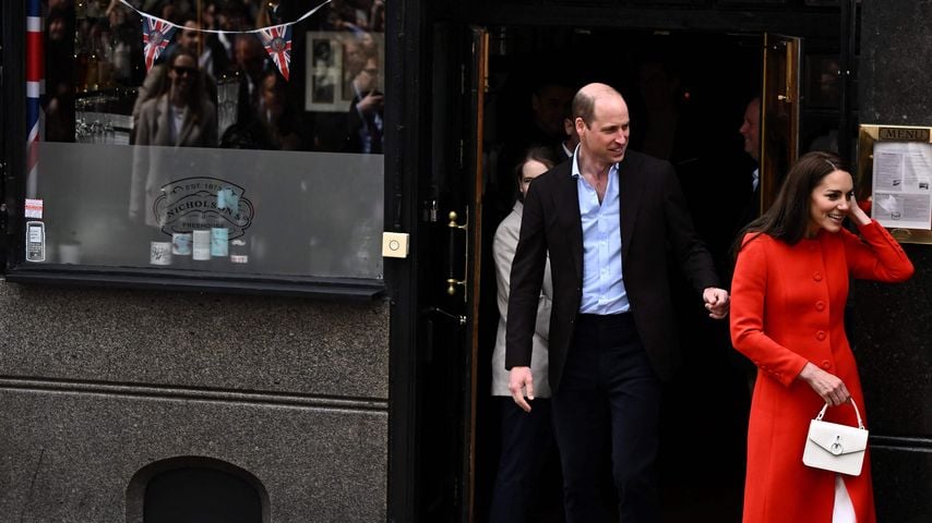 Prinz William und Prinzessin Kate vor dem Dog and Duck in London 2023