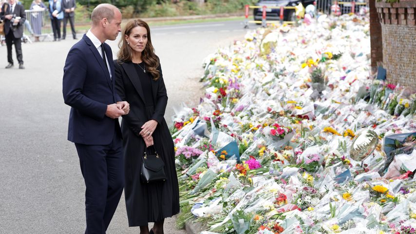 Prinz William und Prinzessin Kate vor Sandringham House