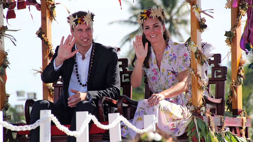 Prinz William und Prinzessin Kate in Tuvalu