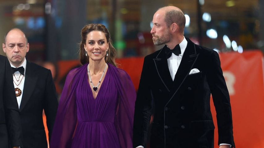 Ankunft bei der Royal Film Performance: Prinz William und Prinzessin Kate besuchen die Weltpremiere von "Digger" in London