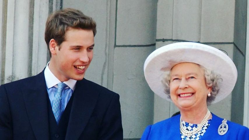 Prinz William und Queen Elizabeth II.