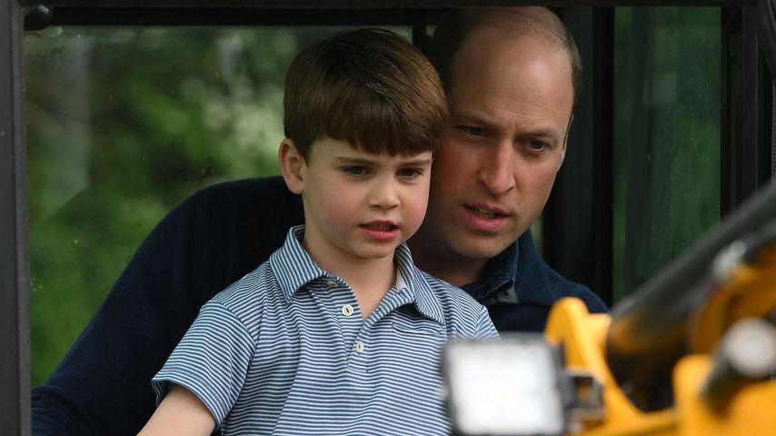 Prinz William und sein Sohn Louis