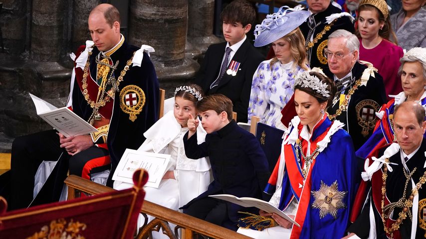 Prinz William und seine Familie in der Westminster Abbey
