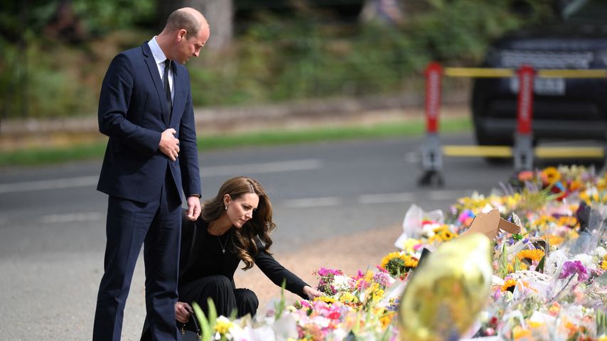 Prinz William und Prinzessin Kate kurz nach dem Tod von Queen Elizabeth II.