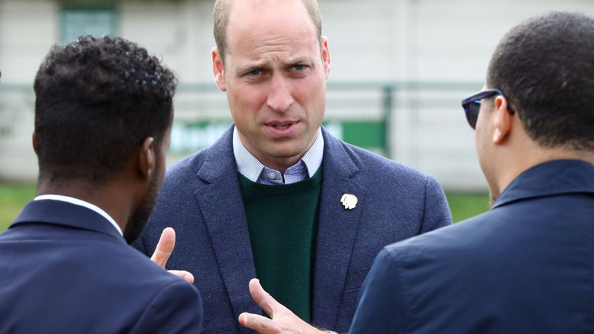 Beim Fußball: Prinz William spricht sich gegen Rassismus aus