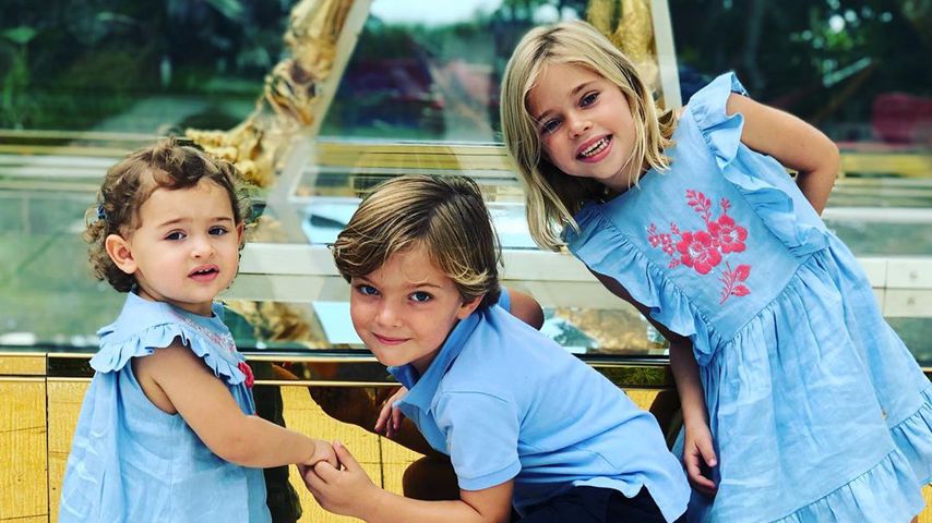 Prinzessin Adrienne, Prinz Nicolas und Prinzessin Leonore von Schweden