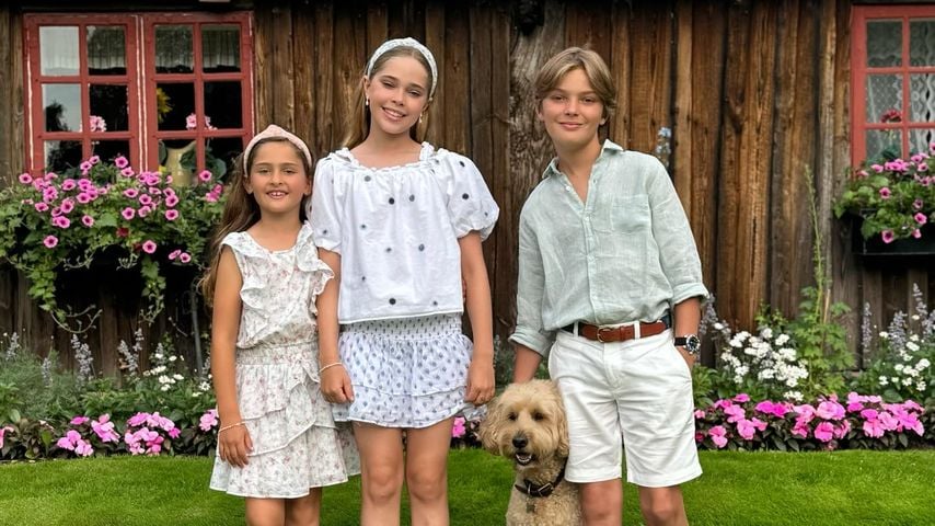 Fans vermissen Hündchen Oreo auf Prinzessin Madeleines Foto
