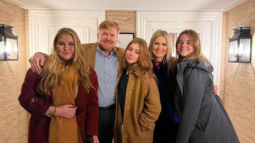 Prinzessin Amalia, König Willem-Alexander, Prinzessin Alexia, Königin Máxima und Prinzessin Ariane