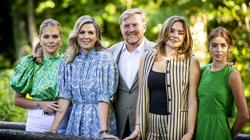 Prinzessin Amalia, Königin Máxima, König Willem-Alexander, Prinzessin Ariane und Prinzessin Alexia