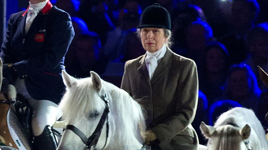 Prinzessin Anne auf einem Pferd 2016