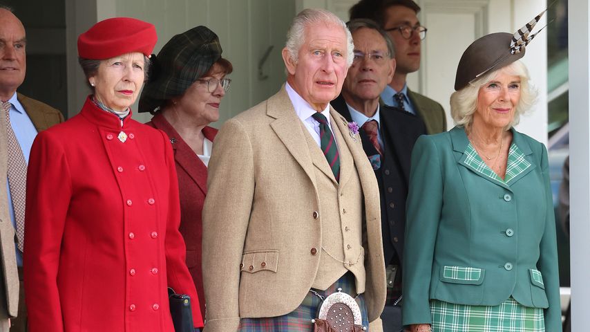Prinzessin Anne, König Charles und Königin Camilla, September 2023