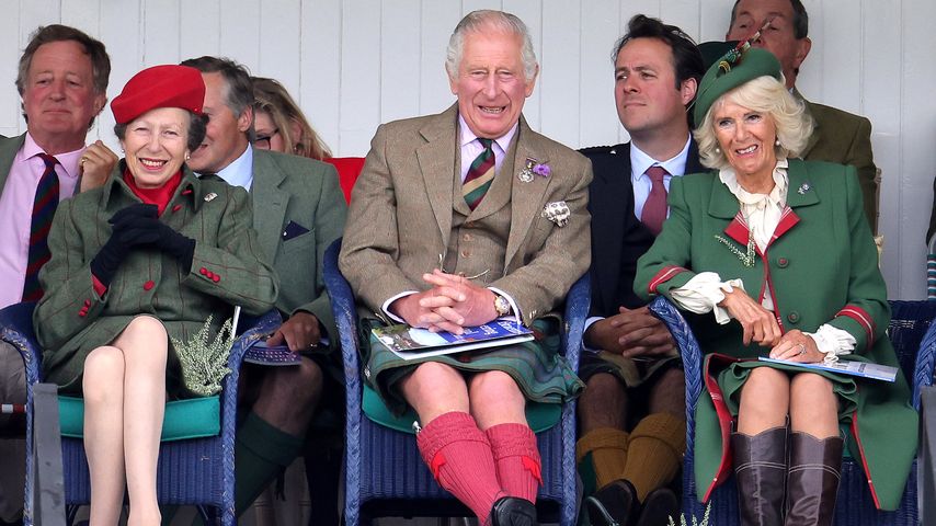 Prinzessin Anne, König Charles und Königsgemahlin Camilla, September 2022