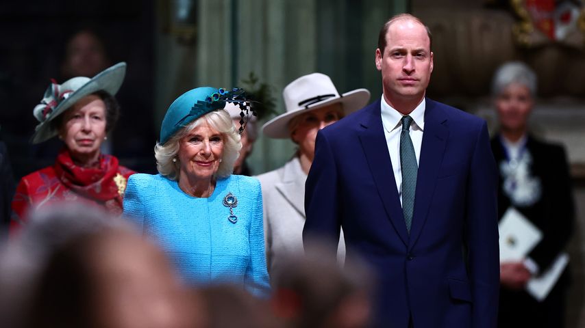 Prinzessin Anne, Königin Camilla und Prinz William beim Commonwealth-Gottesdienst