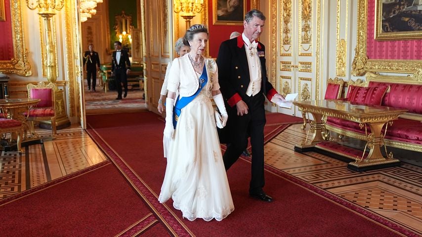 Auch Prinzessin Anne und Sophie glänzten bei Staatsbankett