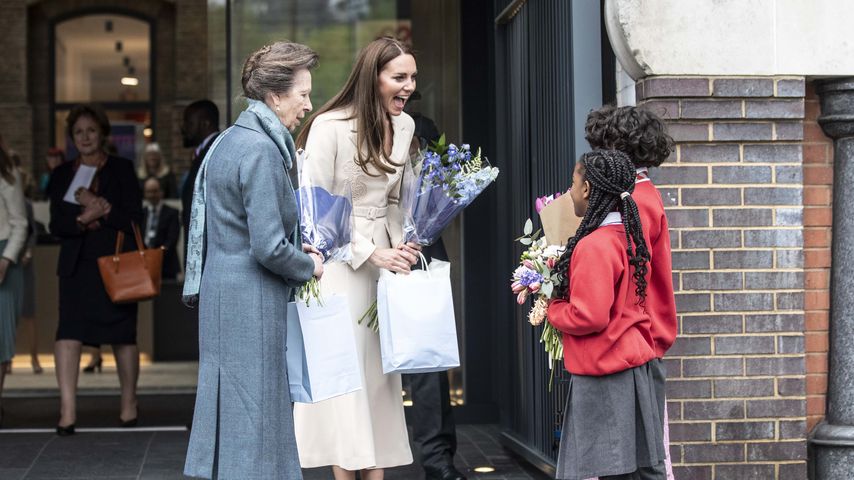 Prinzessin Anne und Herzogin Kate im April 2022 in London