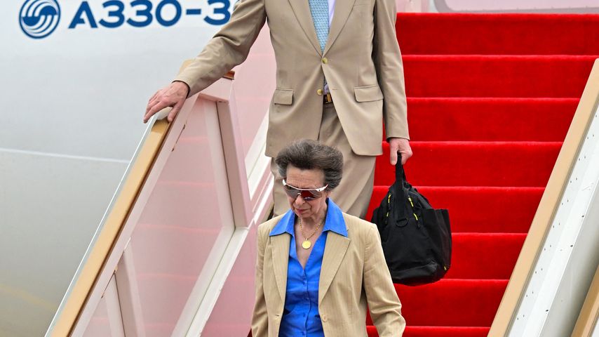 Prinzessin Anne und ihr Ehemann landen in Sri Lanka