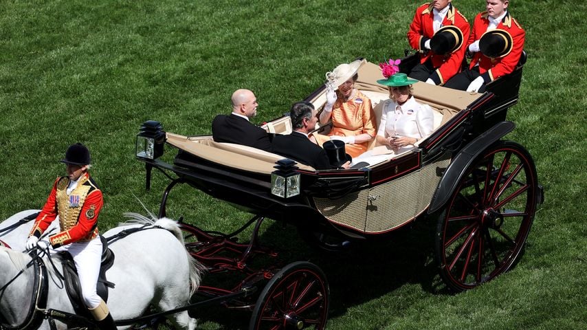Prinzessin Anne und ihre Tochter Zara Tindall beim Pferderennen in Ascot, 2022
