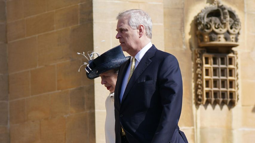 Prinzessin Anne und Prinz Andrew im April 2023