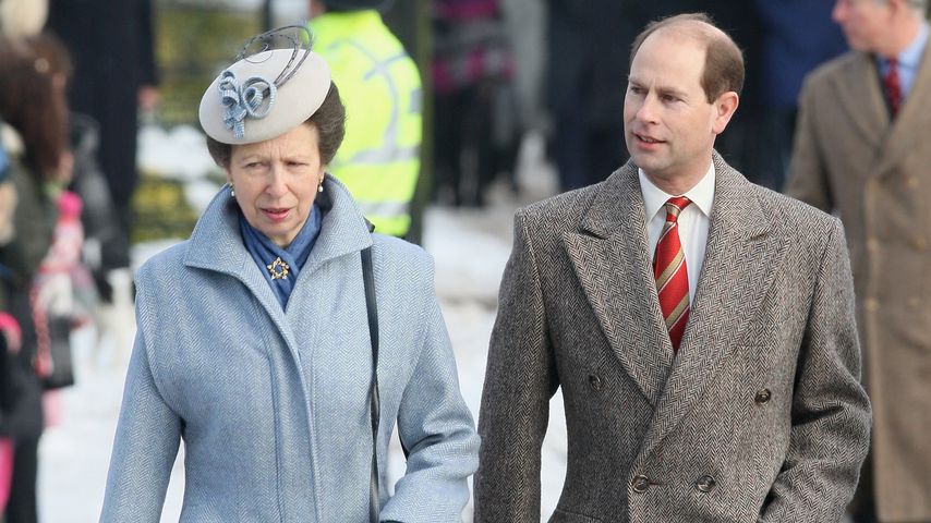Prinzessin Anne und Prinz Edward in Sandringham, 2009