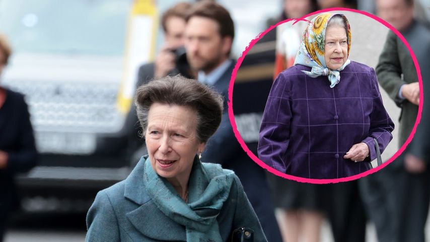 Lilafarbene Jacke: Prinzessin Anne erinnert an die Queen