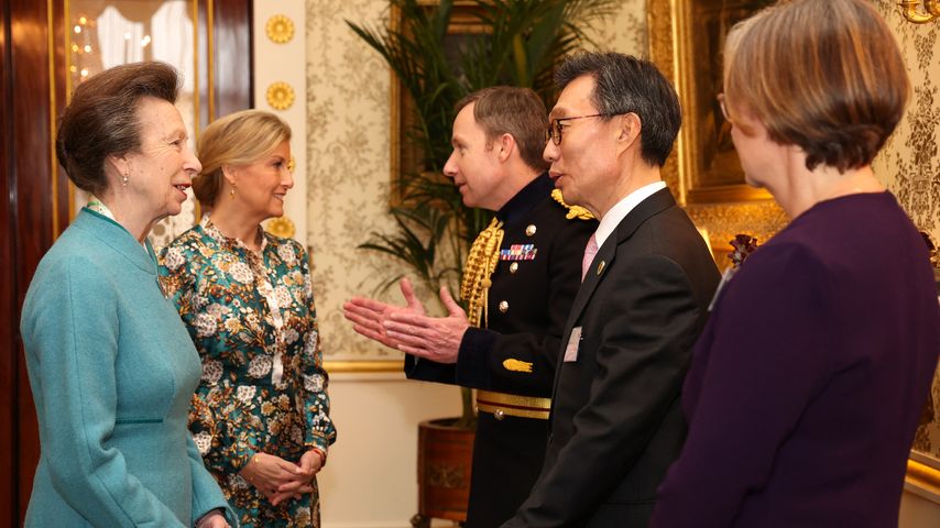 Prinzessin Anne und Sophie Wessex, Empfang für die Veteranen des Koreakrieges 2024