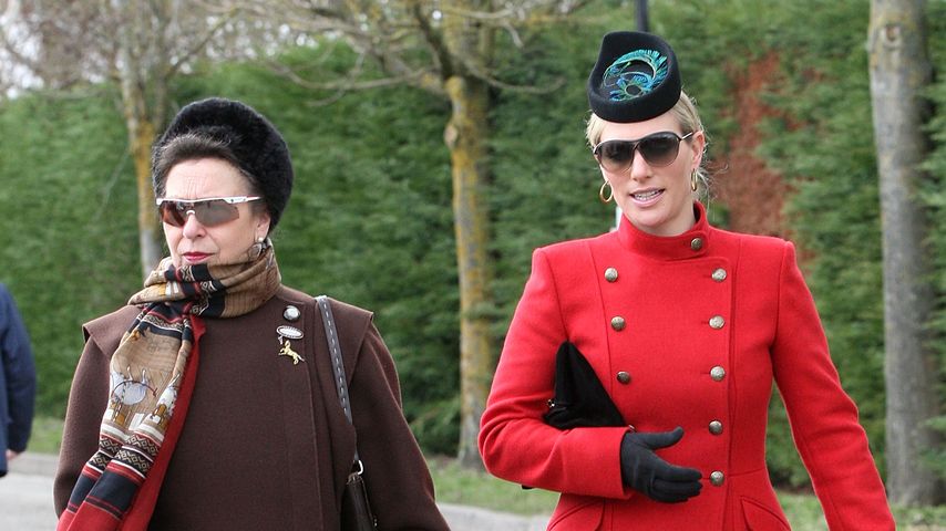 Prinzessin Anne mit ihrer Tochter Zara Tindall, Mitglieder des britischen Königshauses