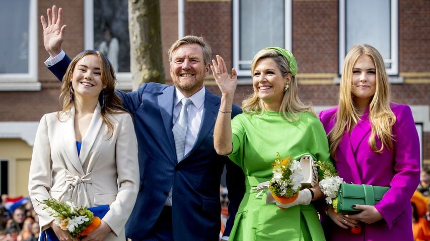 So schön strahlen die niederländischen Royals am Königstag