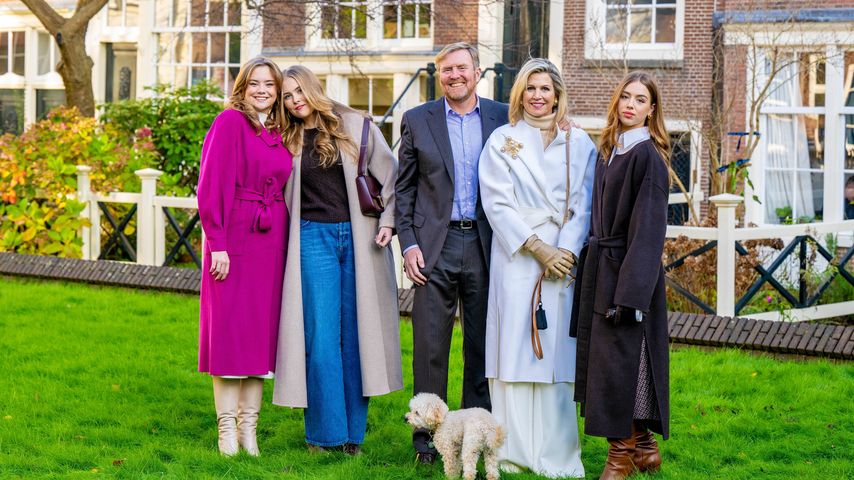 Ariane, Kronprinzessin Amalia, König Willem-Alexander, Königin Maxima und Alexia