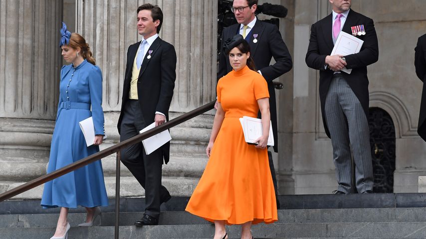 Prinzessin Beatrice, Edoardo Mapelli Mozzi, Jack Brooksbank, Prinzessin Eugenie und Mike Tindall