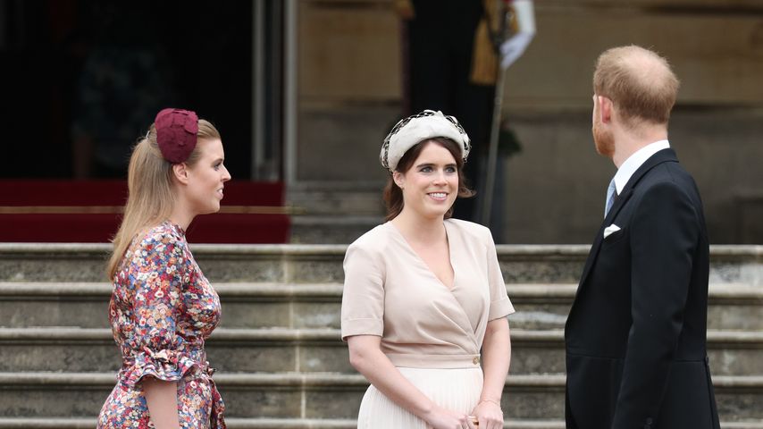 Prinzessin Beatrice, Prinzessin Eugenie mit Prinz Harry, Mai 2019
