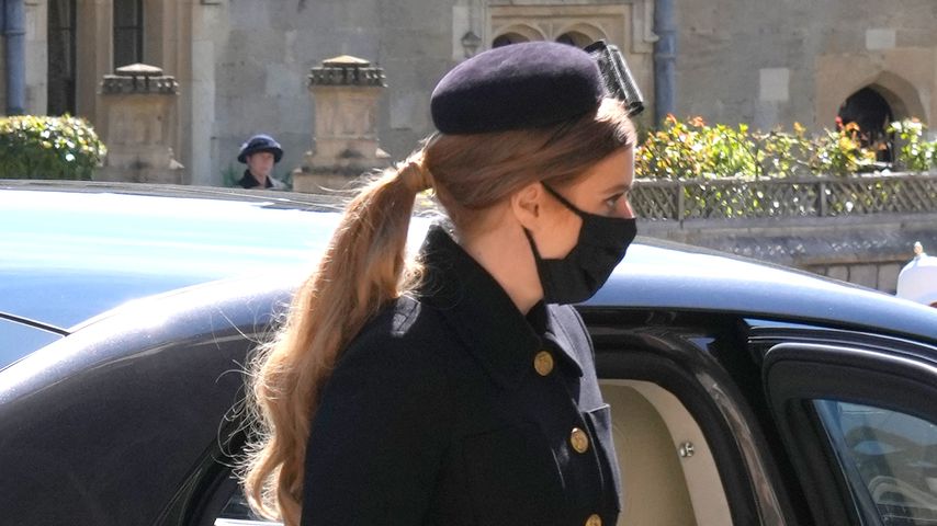 Prinzessin Beatrice im April 2021 in Windsor