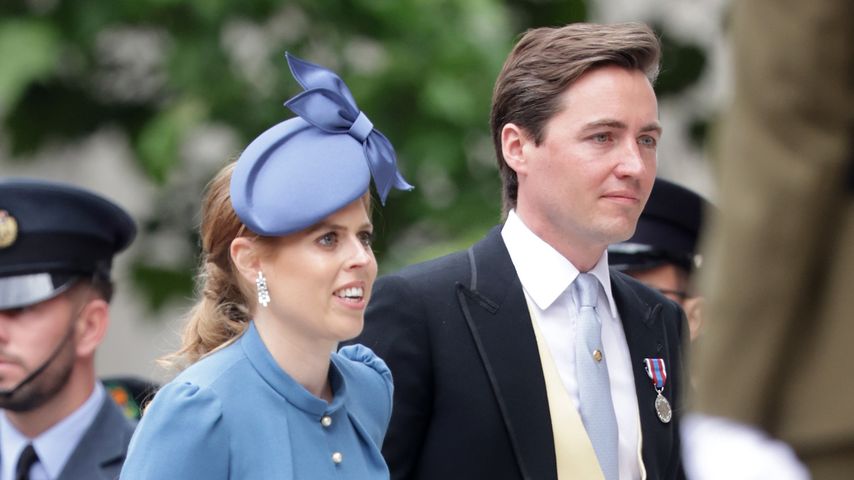 Prinzessin Beatrice und Edoardo Mapelli Mozzi beim 70. Thronjubiläum der Queen
