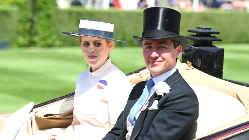 Prinzessin Beatrice und Edoardo Mapelli Mozzi beim Royal Ascot im Juni 2022