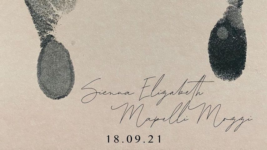 Geburtsverkündung von Sienna Elizabeth Mapelli Mozzi