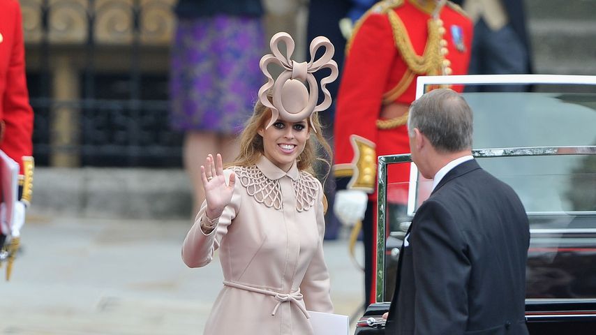Prinzessin Beatrice bei der Hochzeit von Prinz William und Herzogin Kate, 2011