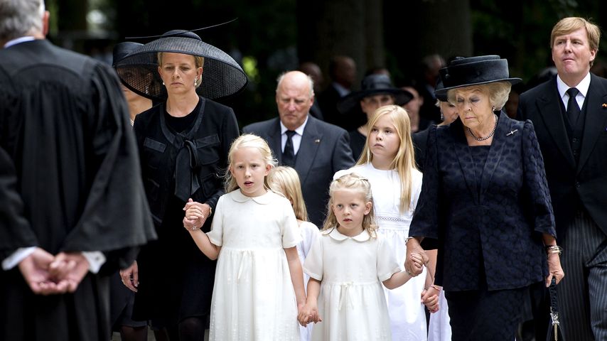 Prinzessin Beatrix bei Beerdigung von Prinz Friso