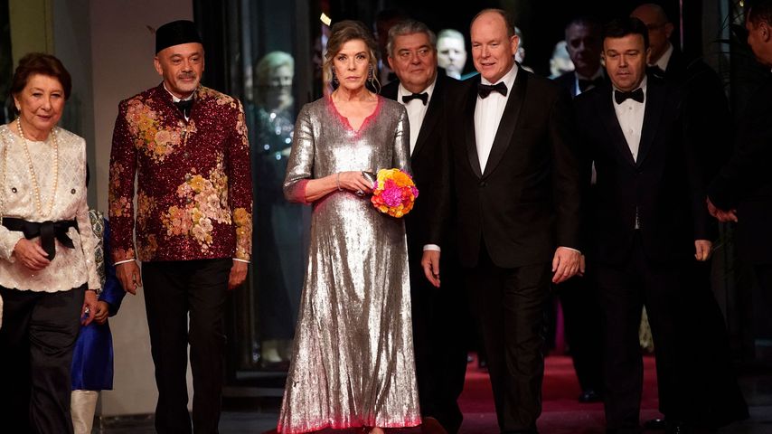 Caroline von Hannover und Fürst Albert beim Rosenball