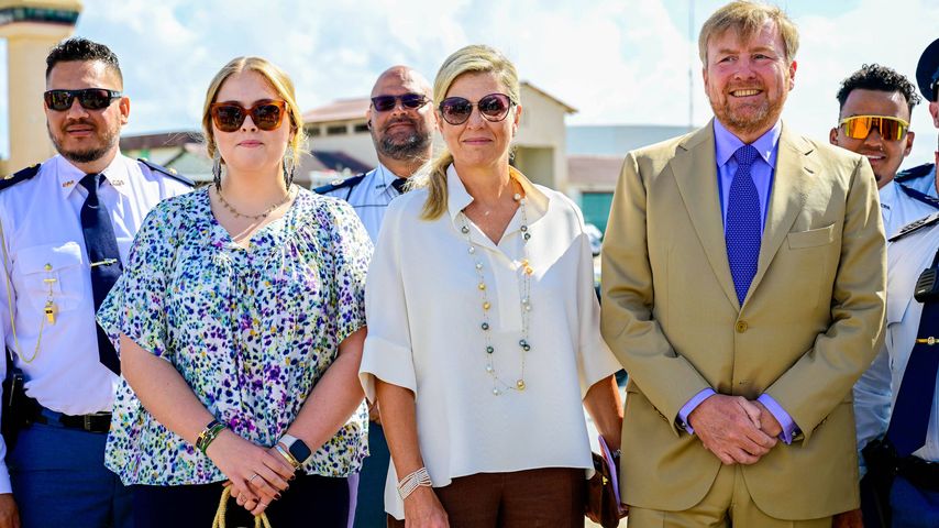 Prinzessin Catharina-Amalia, Königin Máxima und König Willem-Alexander der Niederlande