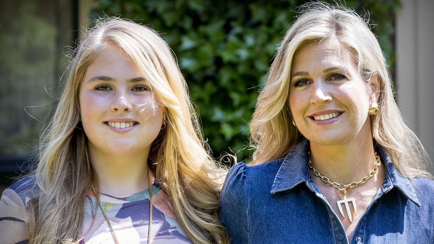 Prinzessin Catharina-Amalia und ihre Mutter, Königin Maxima der Niederlande, im Juli 2018