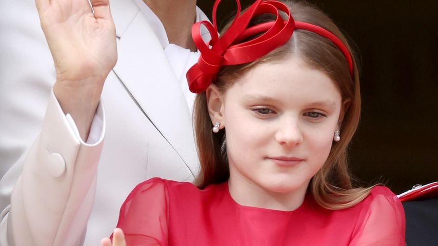 Prinzessin Gabriella von Monaco hielt mit zehn erste Rede