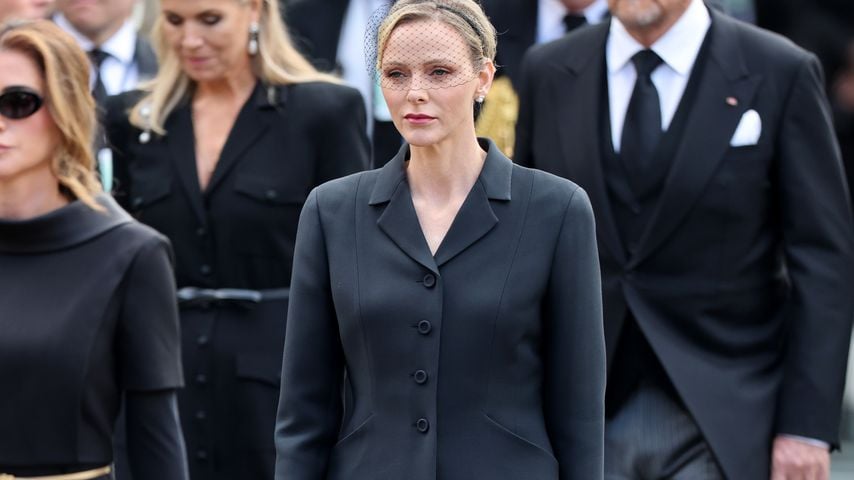 Prinzessin Charlène von Monaco bei der Trauerfeier für König Harald V in Oslo