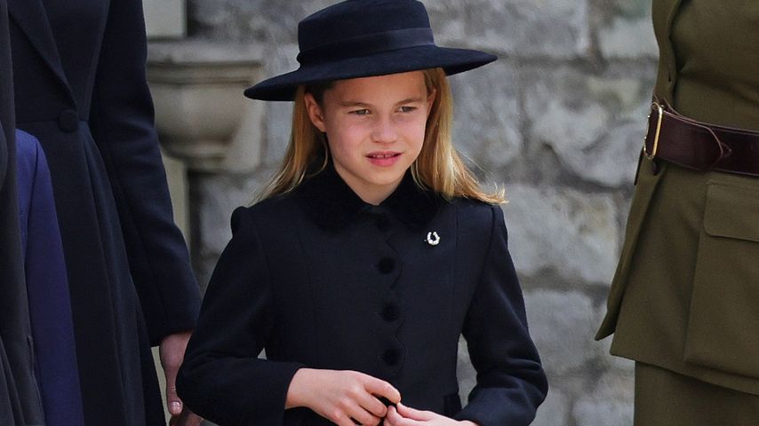 Prinzessin Charlotte nach der Beerdigung der Queen in London