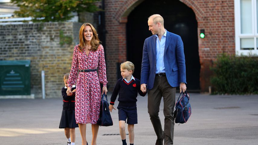Prinzessin Charlotte, Herzogin Kate, Prinz George und Prinz William